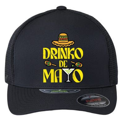 Cinco De Mayo Shirts Drinko De Mayo Fiesta Mexican Party Flexfit Unipanel Trucker Cap