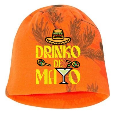 Cinco De Mayo Shirts Drinko De Mayo Fiesta Mexican Party Kati - Camo Knit Beanie