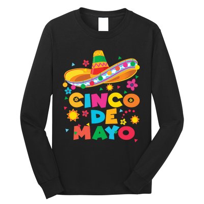 Cinco De Mayo Fiesta Surprise Camisa 5 De Mayo Viva Mexico Long Sleeve Shirt