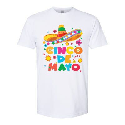 Cinco De Mayo Fiesta Surprise Camisa 5 De Mayo Viva Mexico Softstyle® CVC T-Shirt