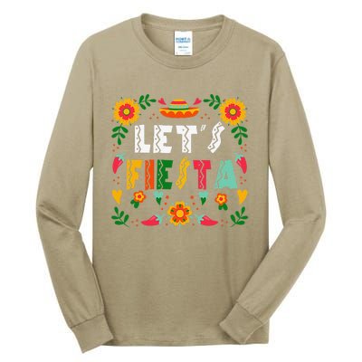 Cinco De Mayo Party Lets Fiesta Mexican For Women Tall Long Sleeve T-Shirt