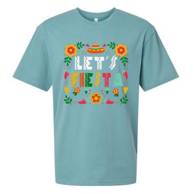 Cinco De Mayo Party Lets Fiesta Mexican For Women Sueded Cloud Jersey T-Shirt