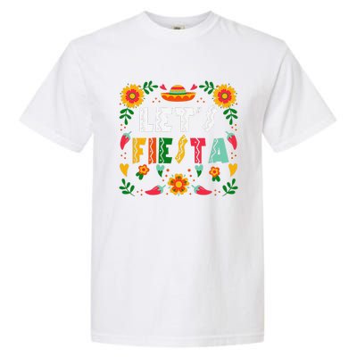 Cinco De Mayo Party Lets Fiesta Mexican For Women Garment-Dyed Heavyweight T-Shirt