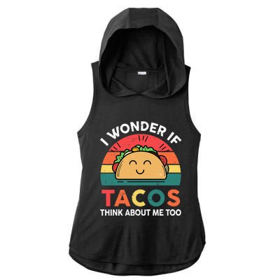 Cinco De Mayo Outfit Wonder Tacos Latina Ladies PosiCharge Tri-Blend Wicking Draft Hoodie Tank