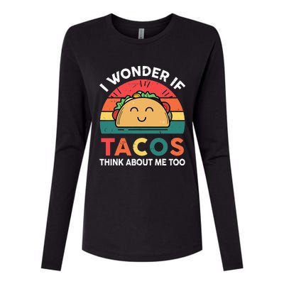 Cinco De Mayo Outfit Wonder Tacos Latina Womens Cotton Relaxed Long Sleeve T-Shirt