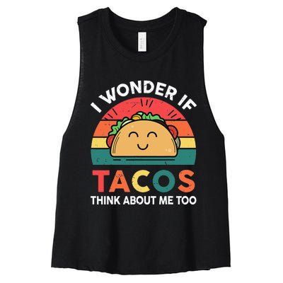 Cinco De Mayo Outfit Wonder Tacos Latina Women's Racerback Cropped Tank