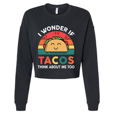 Cinco De Mayo Outfit Wonder Tacos Latina Cropped Pullover Crew