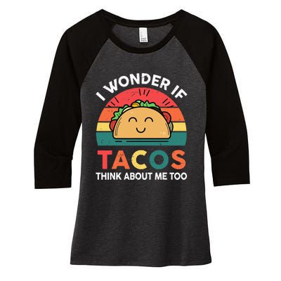 Cinco De Mayo Outfit Wonder Tacos Latina Women's Tri-Blend 3/4-Sleeve Raglan Shirt