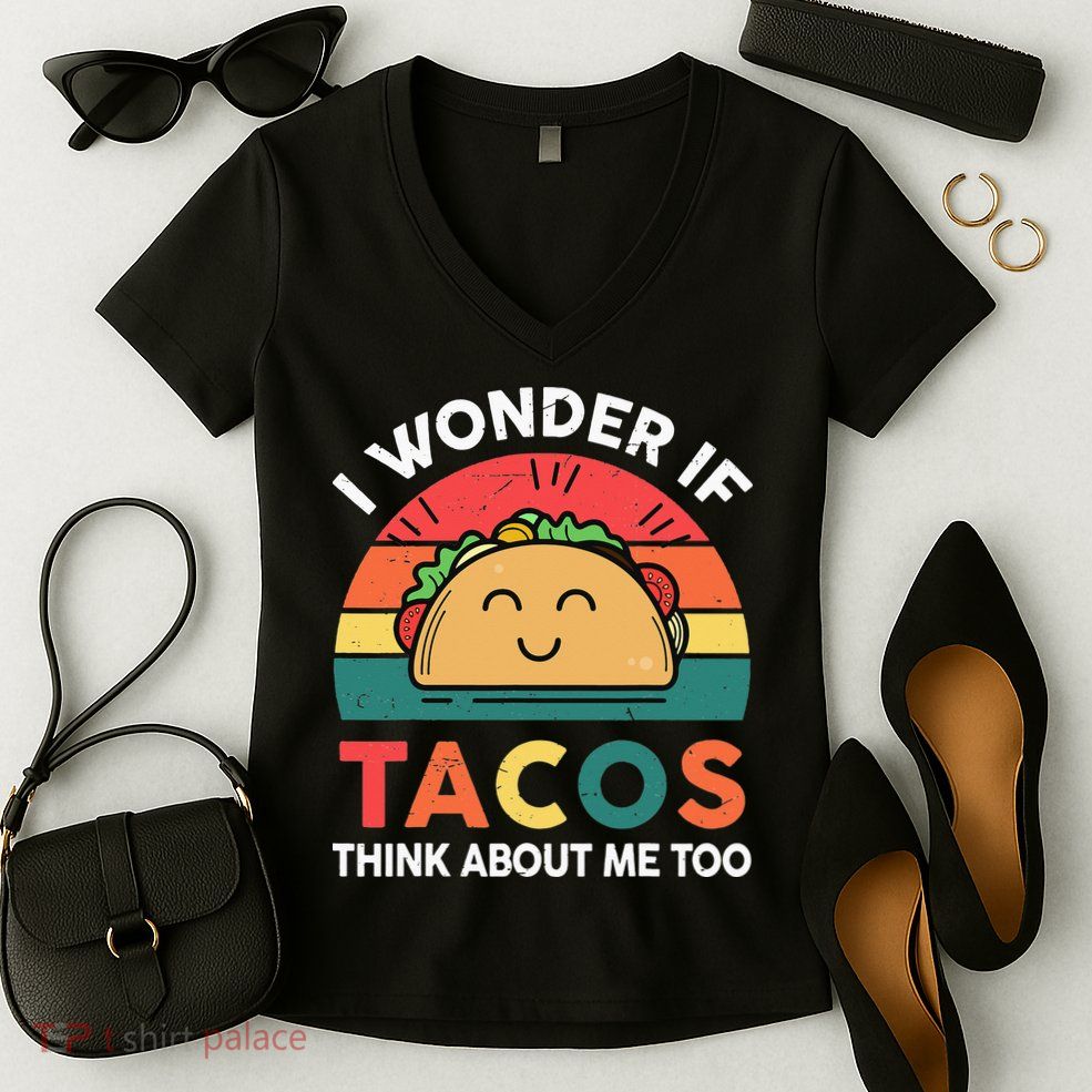 Cinco De Mayo Outfit Wonder Tacos Latina Women's V-Neck T-Shirt