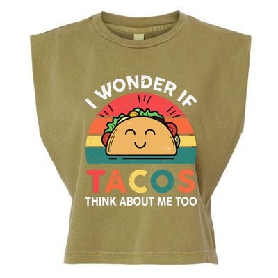 Cinco De Mayo Outfit Wonder Tacos Latina Garment-Dyed Women's Muscle Tee