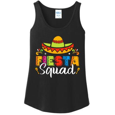 Cinco De Mayo Fiesta Squad Family Matching Group Boy Ladies Essential Tank