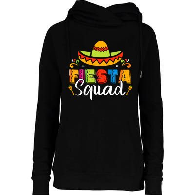 Cinco De Mayo Fiesta Squad Family Matching Group Boy Womens Funnel Neck Pullover Hood