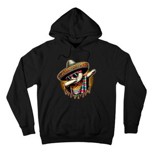 Cinco De Mayo Cat Dabbing Poncho Sombrero Mexican Fiesta Hoodie