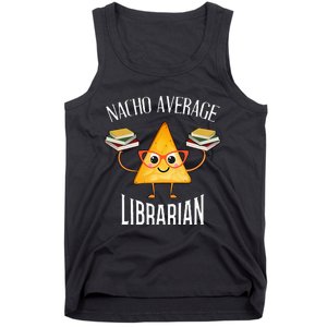 Cinco De Mayo Nacho Average Librarian Library Mexican Party Tank Top