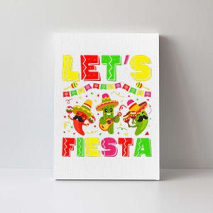 Cinco De Mayo Lets Fiesta Squad 5 De Mayo Mexican Fiesta Canvas