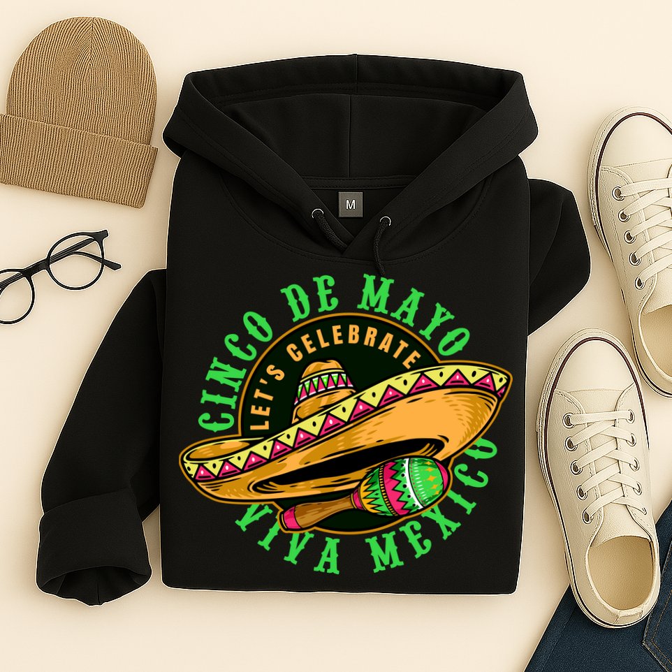 Cinco De Mayo Viva Mexico Hoodie