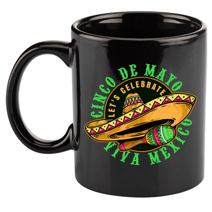 Cinco De Mayo Viva Mexico 11oz C Handle Ceramic Mug