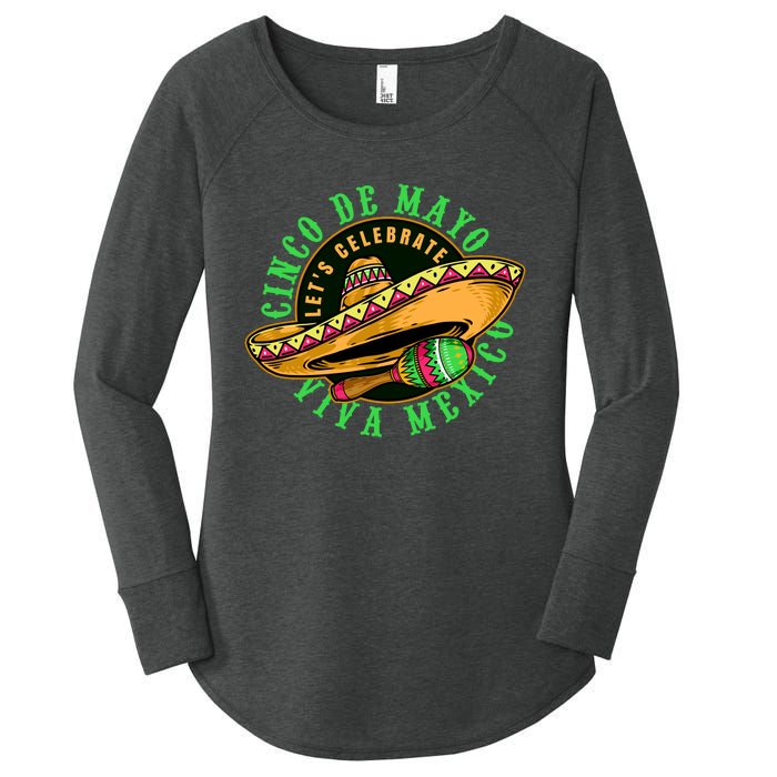 Cinco De Mayo Viva Mexico Women's Perfect Tri Tunic Long Sleeve Shirt