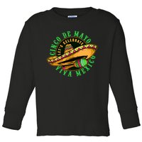 Cinco De Mayo Viva Mexico Toddler Long Sleeve Shirt