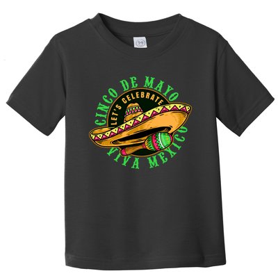 Cinco De Mayo Viva Mexico Toddler T-Shirt