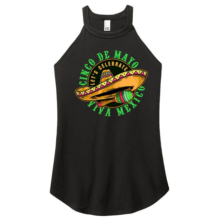 Cinco De Mayo Viva Mexico Women's Perfect Tri Rocker Tank