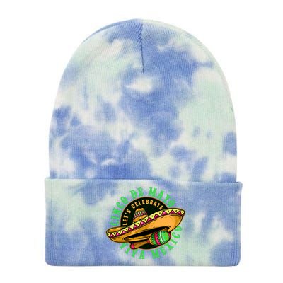 Cinco De Mayo Viva Mexico Tie Dye 12in Knit Beanie