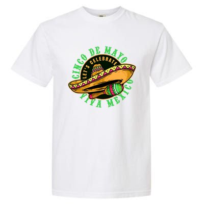 Cinco De Mayo Viva Mexico Garment-Dyed Heavyweight T-Shirt