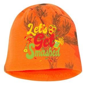 Cinco De Mayo Donkey Ig O Lets Get Smashed Gift Kati - Camo Knit Beanie