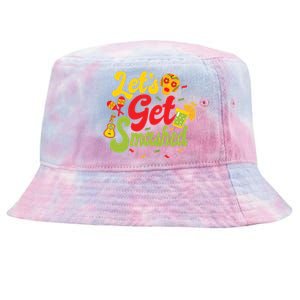 Cinco De Mayo Donkey Ig O Lets Get Smashed Gift Tie-Dyed Bucket Hat