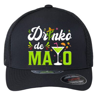 Cinco De Mayo Funny Drinko De Mayo Fiesta Mexican Party Flexfit Unipanel Trucker Cap