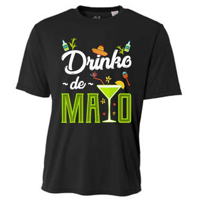 Cinco De Mayo Drinko De Mayo Fiesta Mexican Party Cooling Performance Crew T-Shirt