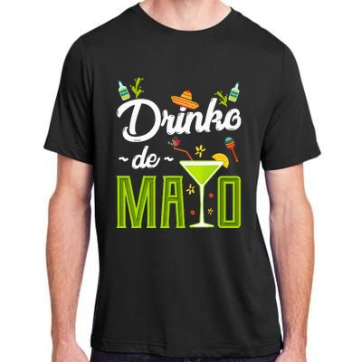 Cinco De Mayo Drinko De Mayo Fiesta Mexican Party Adult ChromaSoft Performance T-Shirt