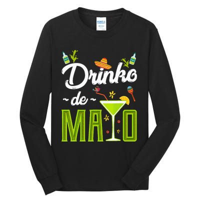 Cinco De Mayo Drinko De Mayo Fiesta Mexican Party Tall Long Sleeve T-Shirt