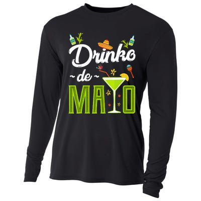 Cinco De Mayo Drinko De Mayo Fiesta Mexican Party Cooling Performance Long Sleeve Crew