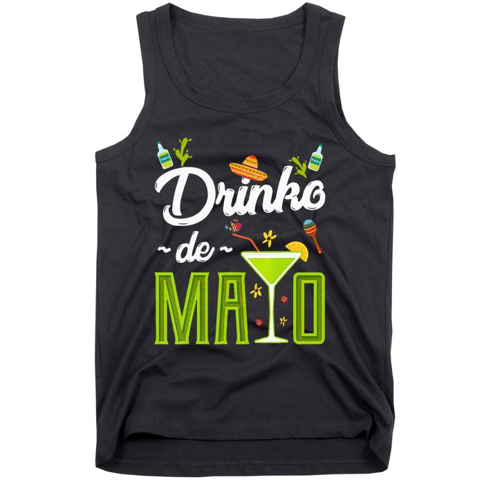 Cinco De Mayo Drinko De Mayo Fiesta Mexican Party Tank Top