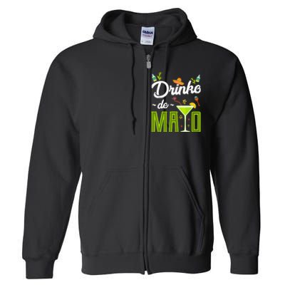 Cinco De Mayo Drinko De Mayo Fiesta Mexican Party Full Zip Hoodie