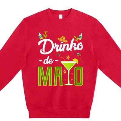 Cinco De Mayo Drinko De Mayo Fiesta Mexican Party Premium Crewneck Sweatshirt