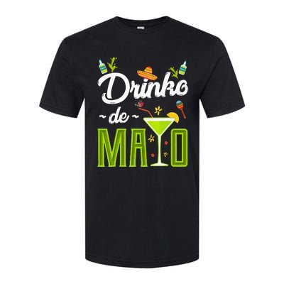 Cinco De Mayo Drinko De Mayo Fiesta Mexican Party Softstyle CVC T-Shirt