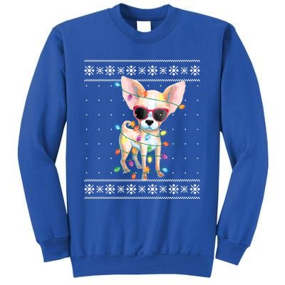 Chihuahua Dog Mom Christmas Ugly Sweater Gift Sweatshirt