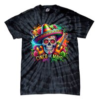 Cinco De Mayo Women Girl Mexican Skull Fiesta 5 De Mayo Tie-Dye T-Shirt