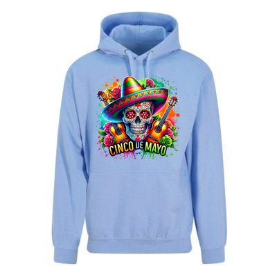 Cinco De Mayo Women Girl Mexican Skull Fiesta 5 De Mayo Unisex Surf Hoodie