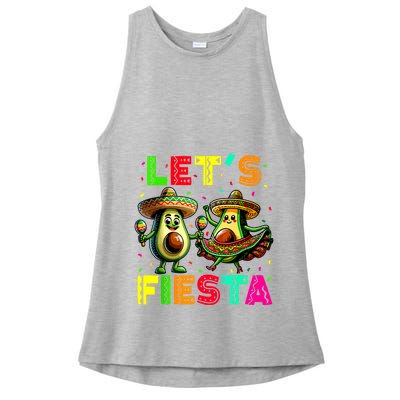 Cinco De Mayo For Women Boy Girl Mexican Fiesta Ladies PosiCharge Tri-Blend Wicking Tank