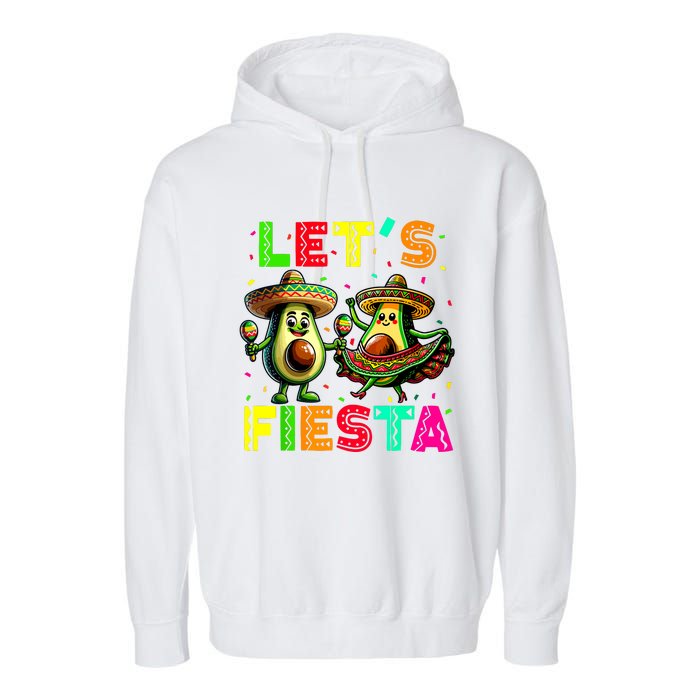 Cinco De Mayo For Women Boy Girl Mexican Fiesta Garment-Dyed Fleece Hoodie