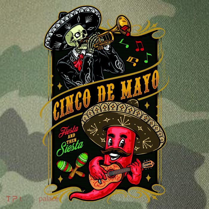 Cinco De Mayo Fiesta And Then Siesta Skeleton Pepper Music Legacy Tie Dye Trucker Hat