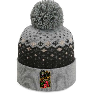 Cinco De Mayo Fiesta And Then Siesta Skeleton Pepper Music The Baniff Cuffed Pom Beanie