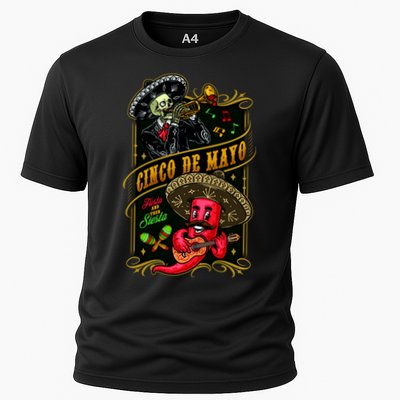 Cinco De Mayo Fiesta And Then Siesta Skeleton Pepper Music Performance Shirt