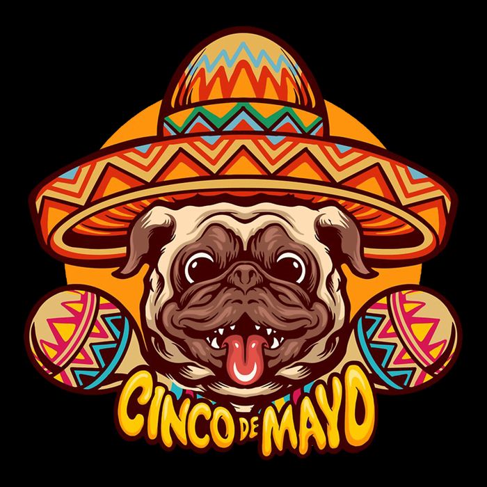 Cinco De Mayo Cute Pug Impact Tech Backpack