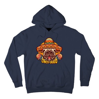 Cinco De Mayo Cute Pug Hoodie