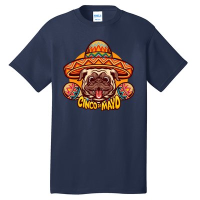 Cinco De Mayo Cute Pug Tall T-Shirt