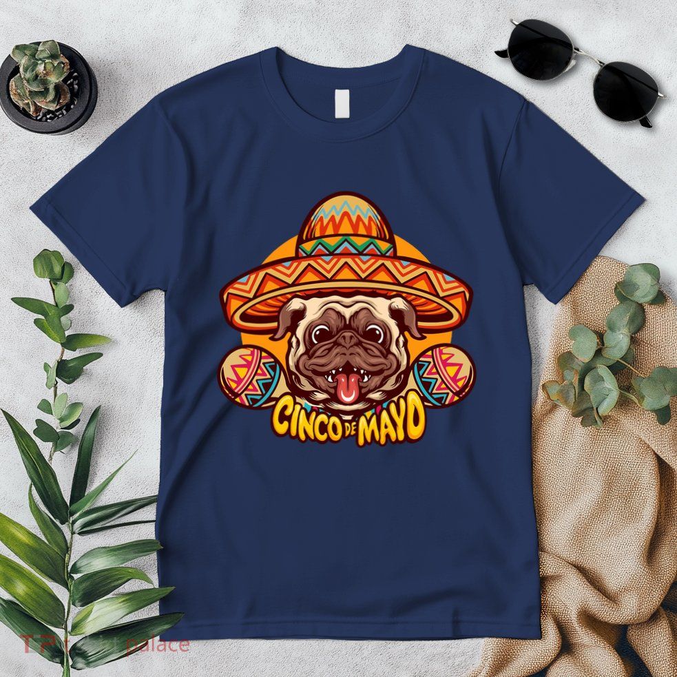 Cinco De Mayo Cute Pug Premium T-Shirt